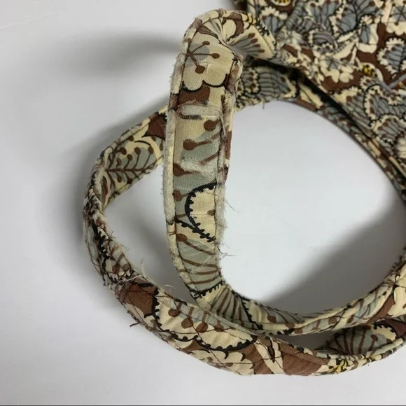 Vera Bradley Slate Blooms Side By Side Tote Shoulder Bag Crafts/Repairs - Picture 5 of 11